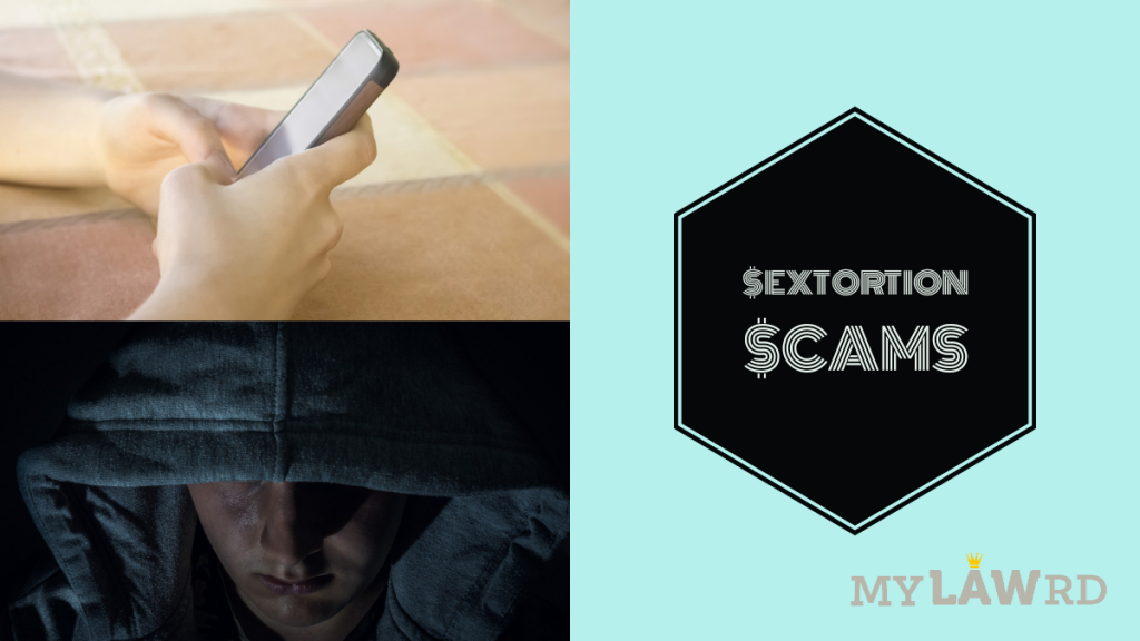 Blackmail and online sextortion