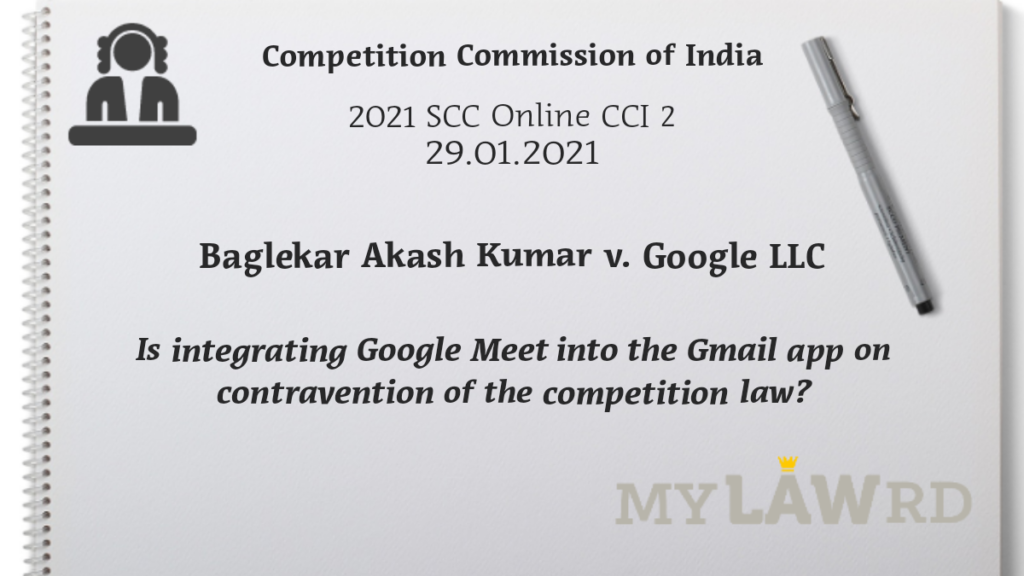 Competition Commission Google Meet