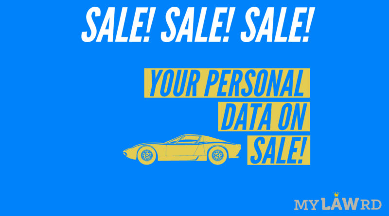 Selling Personal Data