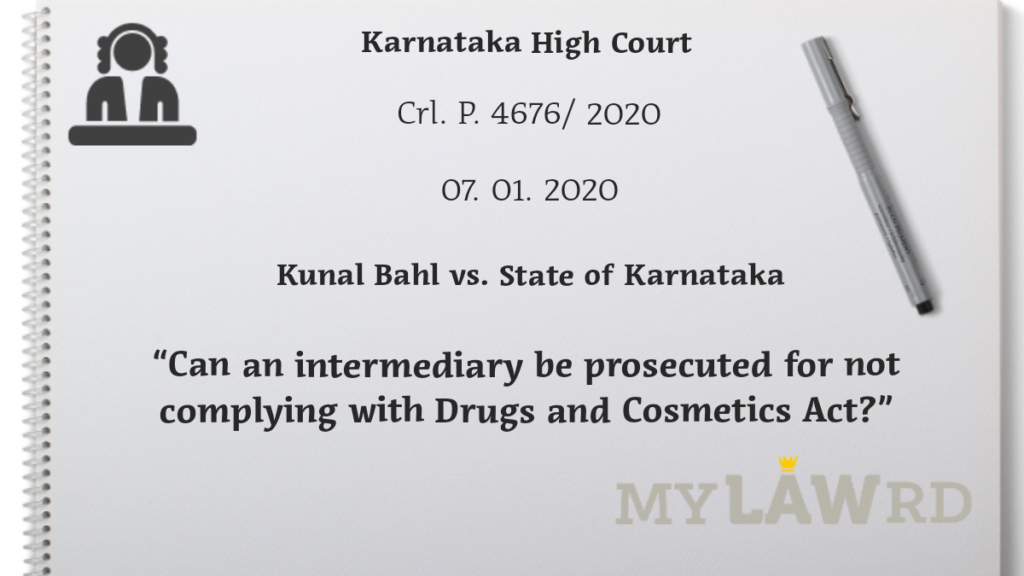 Kunal Bahl vs State of Karnataka