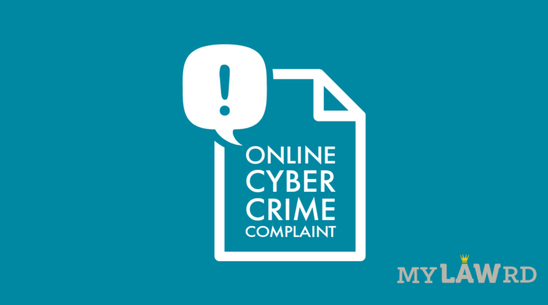 online cybercrime complaint