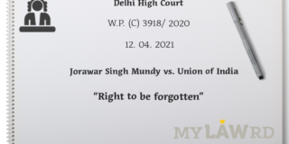 Jorawar Singh Mundy vs Union of India